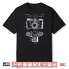 Camera Vintage Patent Print Photography Lover Gift Professional Shirt