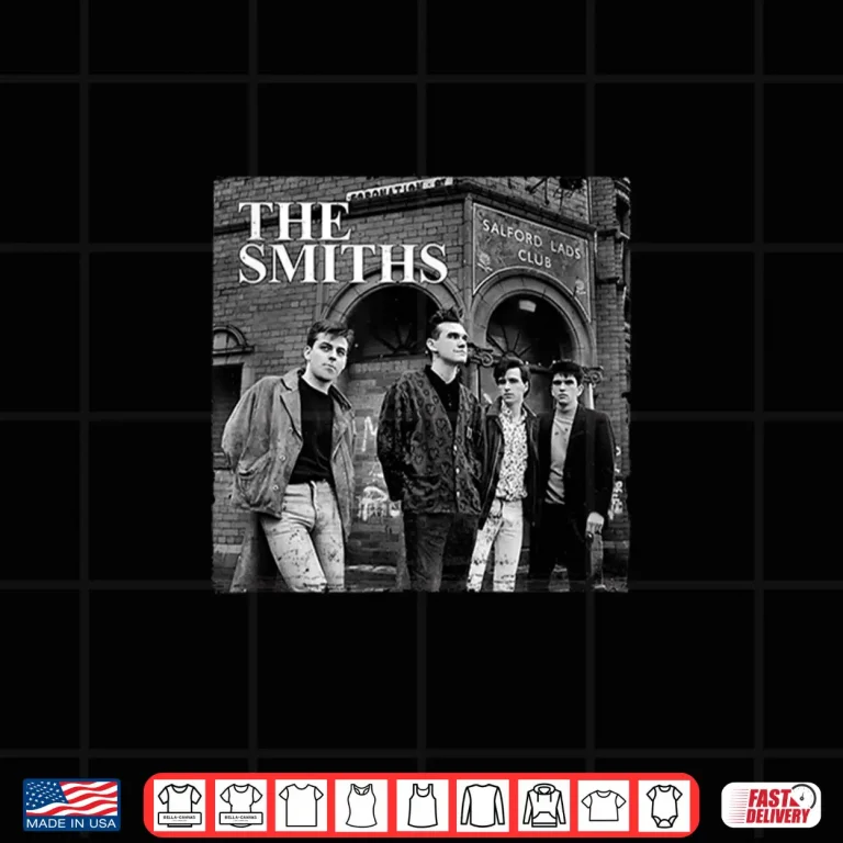 Design Band Photo Shoot The Smiths Salford Lads Club Music Graphic Shirt