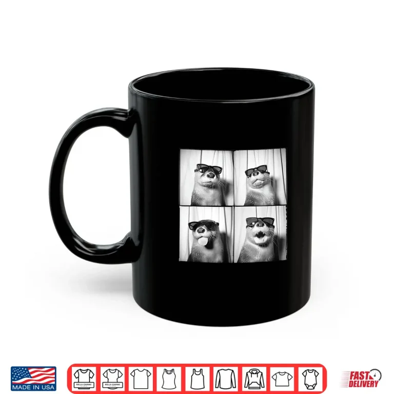 Mug Love Otters Funny Otter In Sunglasses Sea Otter Lover Shirt