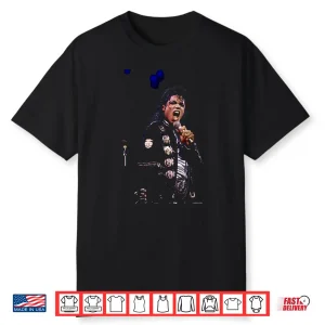 Michael Grecco Michael Jackson Live California Bad Tour Music Shirt