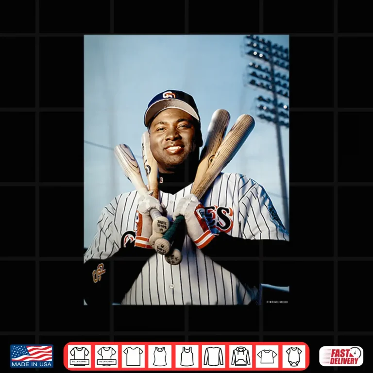 Design Michael Grecco Mr Padres Tony Gwynn Fielder San Diego Baseball Shirt