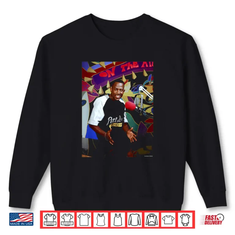 Sweatshirt Michael Grecco The Martin Show Actor Martin Lawrence Graphic Shirt