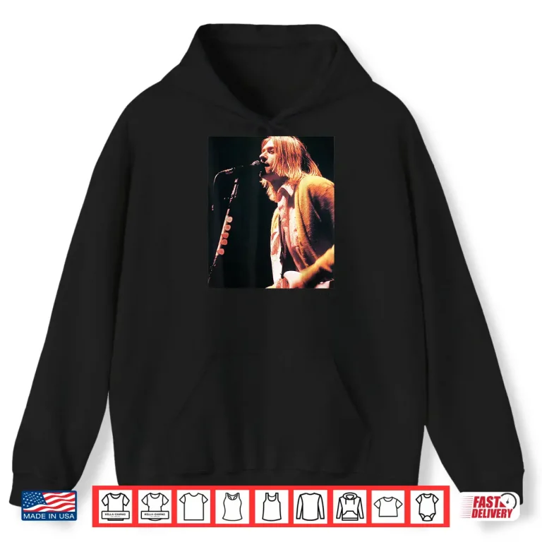 Hoodie Phil Nicholls Nirvana Kurt Cobain In Utero Tour Music Shirt