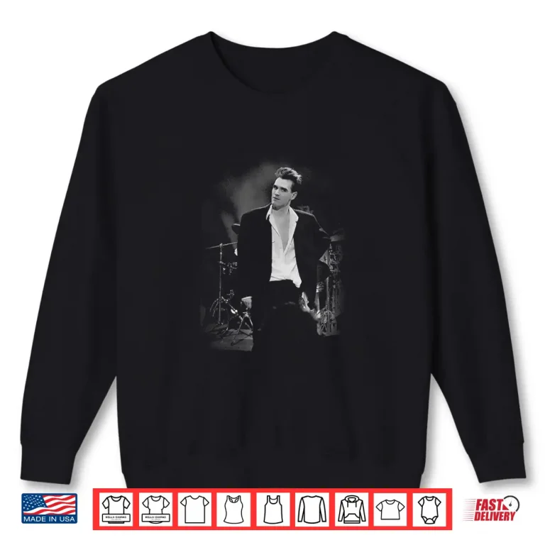 Sweatshirt Professional Portrait The Smiths Morrissey Live Pose Music Shirt