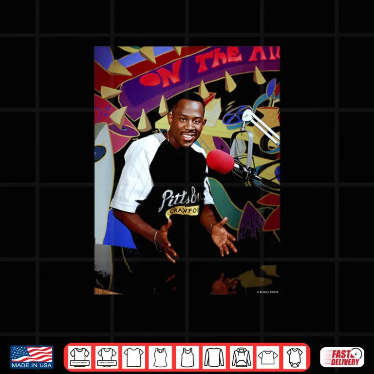Design Michael Grecco The Martin Show Actor Martin Lawrence Graphic Shirt