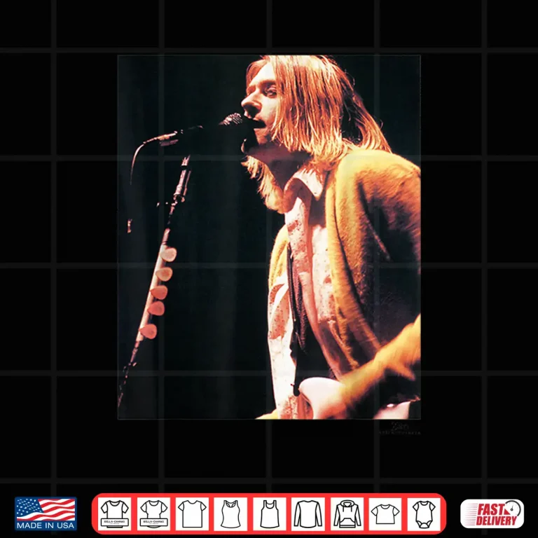 Design Phil Nicholls Nirvana Kurt Cobain In Utero Tour Music Shirt