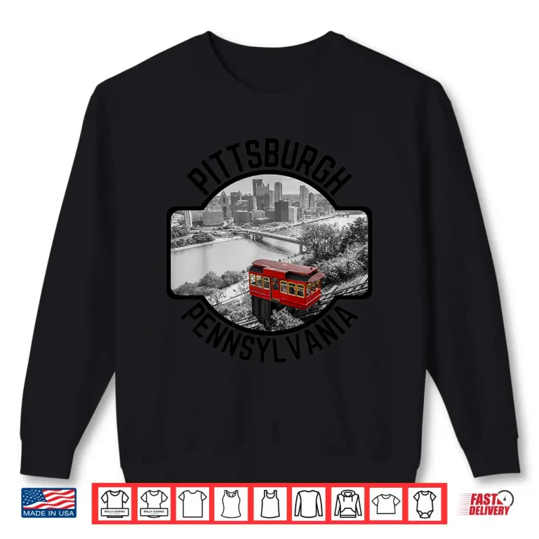 Sweatshirt Steel City Skyline Pittsburgh Pennsylvania Photography Four One Two Shirt