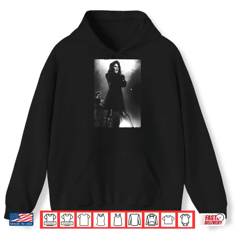 Hoodie Stephen Wright Janet Jackson Singing Live Music Portrait Shirt