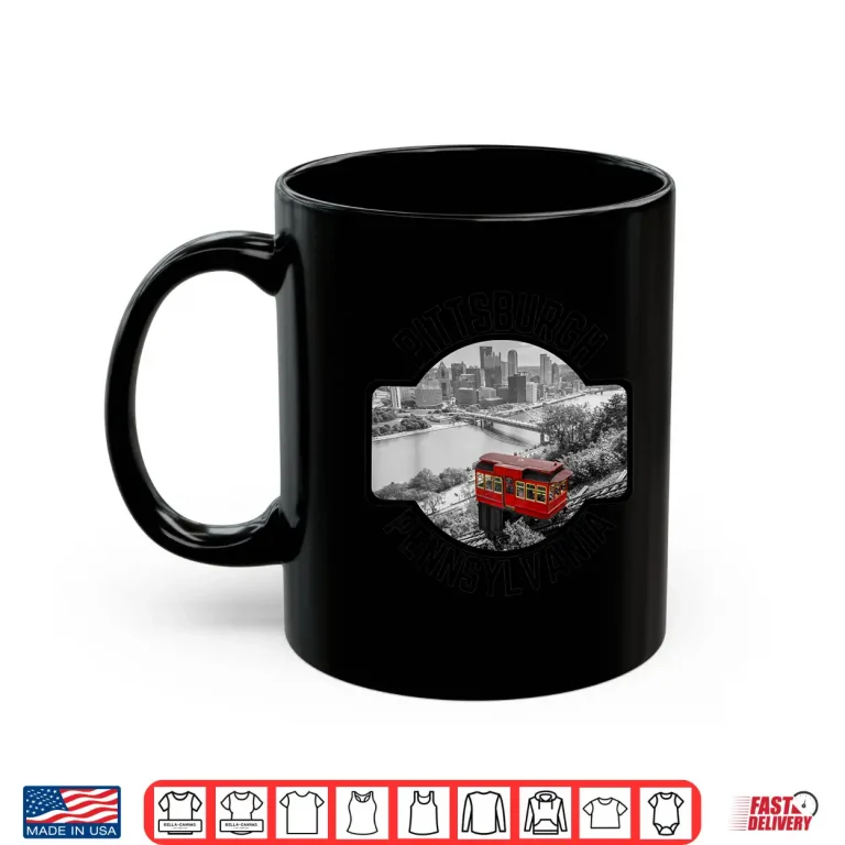 Mug Steel City Skyline Pittsburgh Pennsylvania Photography Four One Two Shirt