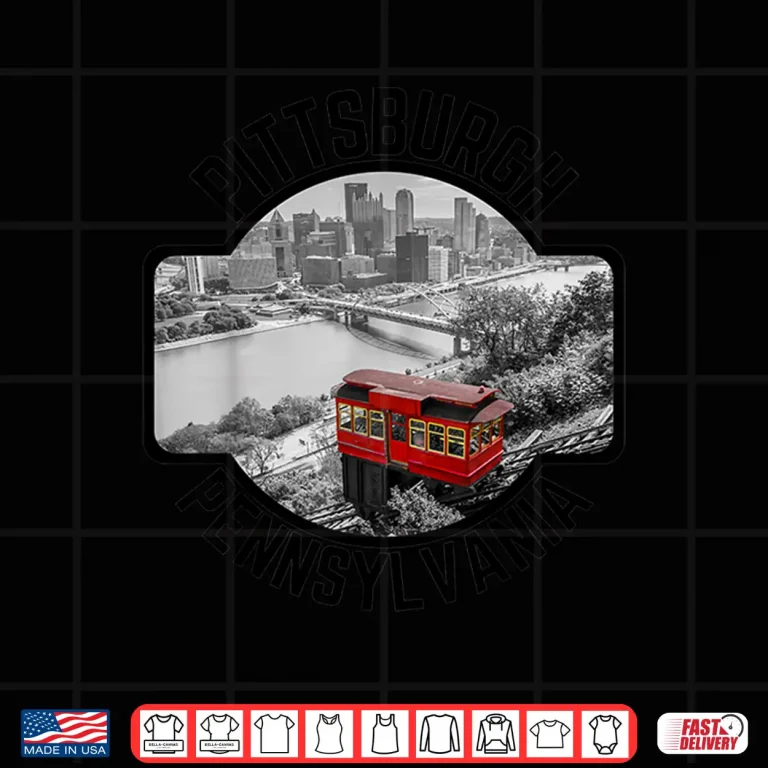 Design Steel City Skyline Pittsburgh Pennsylvania Photography Four One Two Shirt