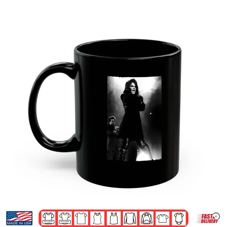 Mug Stephen Wright Janet Jackson Singing Live Music Portrait Shirt