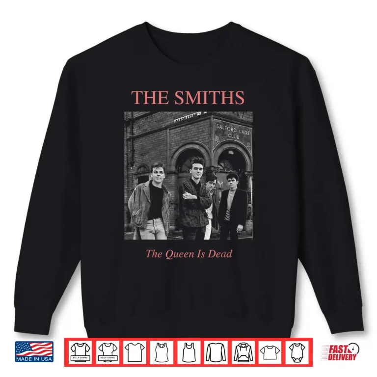 Sweatshirt Stephen Wright The Smiths The Queen Is Dead Salford Lads Music Shirt