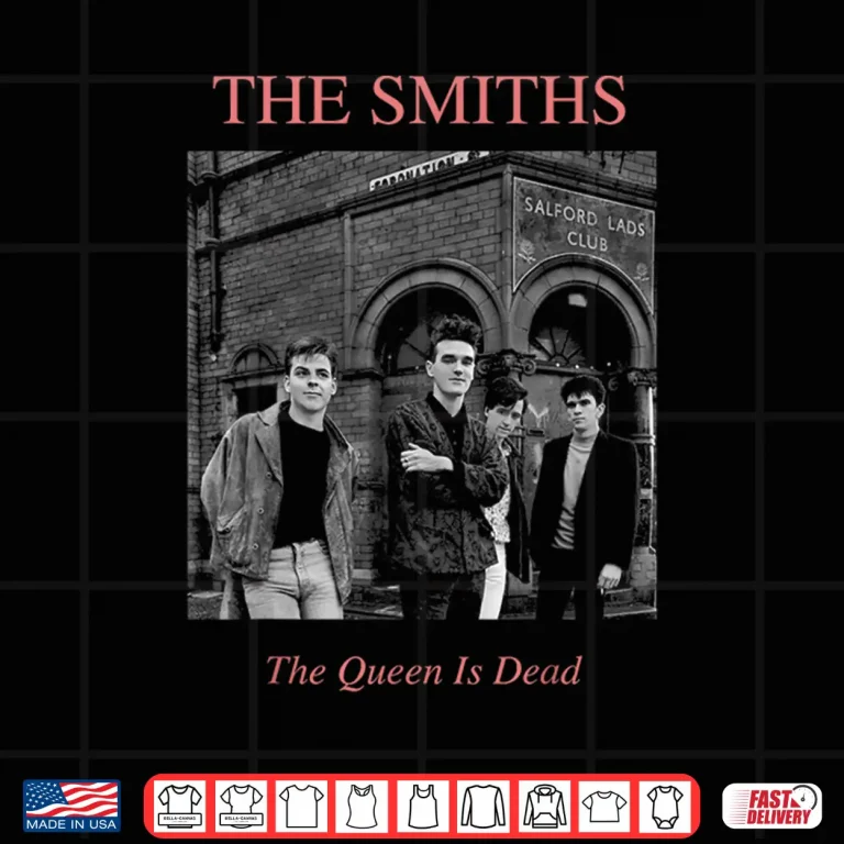 Design Stephen Wright The Smiths The Queen Is Dead Salford Lads Music Shirt