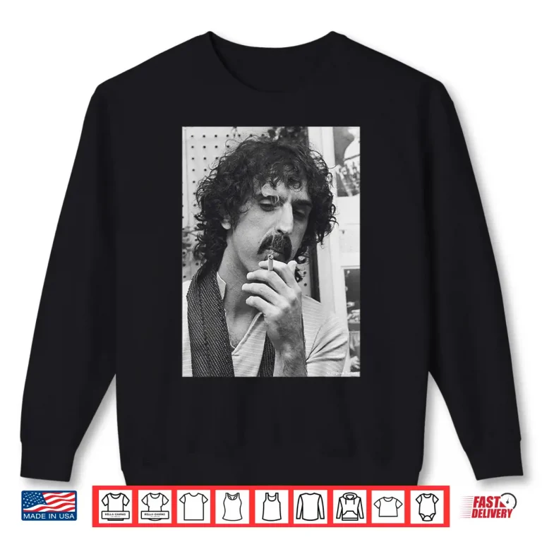 Sweatshirt Virginia Turbett Smoking Frank Zappa Professional Music Portrait Shirt