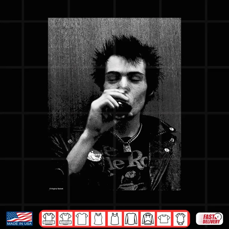 Design Virginia Turbett Sid Vicious Sex Pistols Bass Player Music Shirt