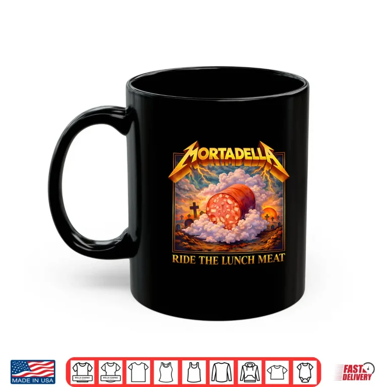 Mug Mortadella Ride The Lunch Meat Italian Food Funny Tee Shirt