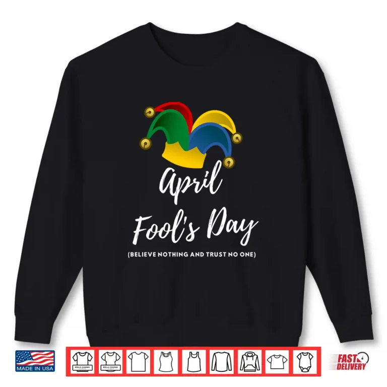 Sweatshirt Professional Minimalist April Fools Day Modern Graphic Identity Shirt