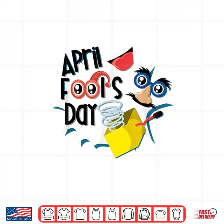 Design Professional Minimalist Happy April Fools Day Modern Graphic Apparel Shirt