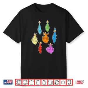 Fish On The Back Hoaxes Poisson Davril April Fools Day Humor Shirt