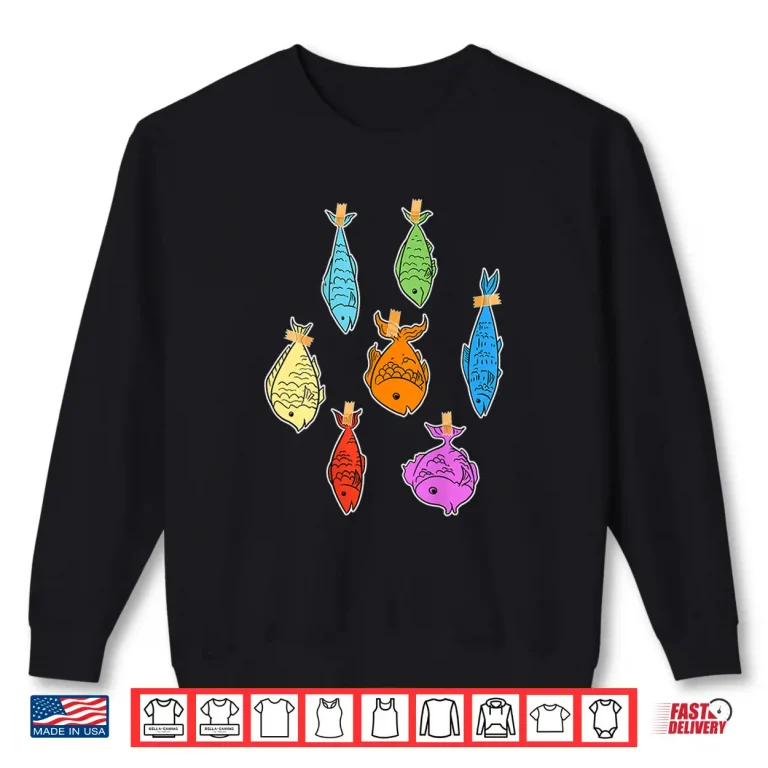 Sweatshirt Fish On The Back Hoaxes Poisson DAvril April Fools Day Humor Shirt