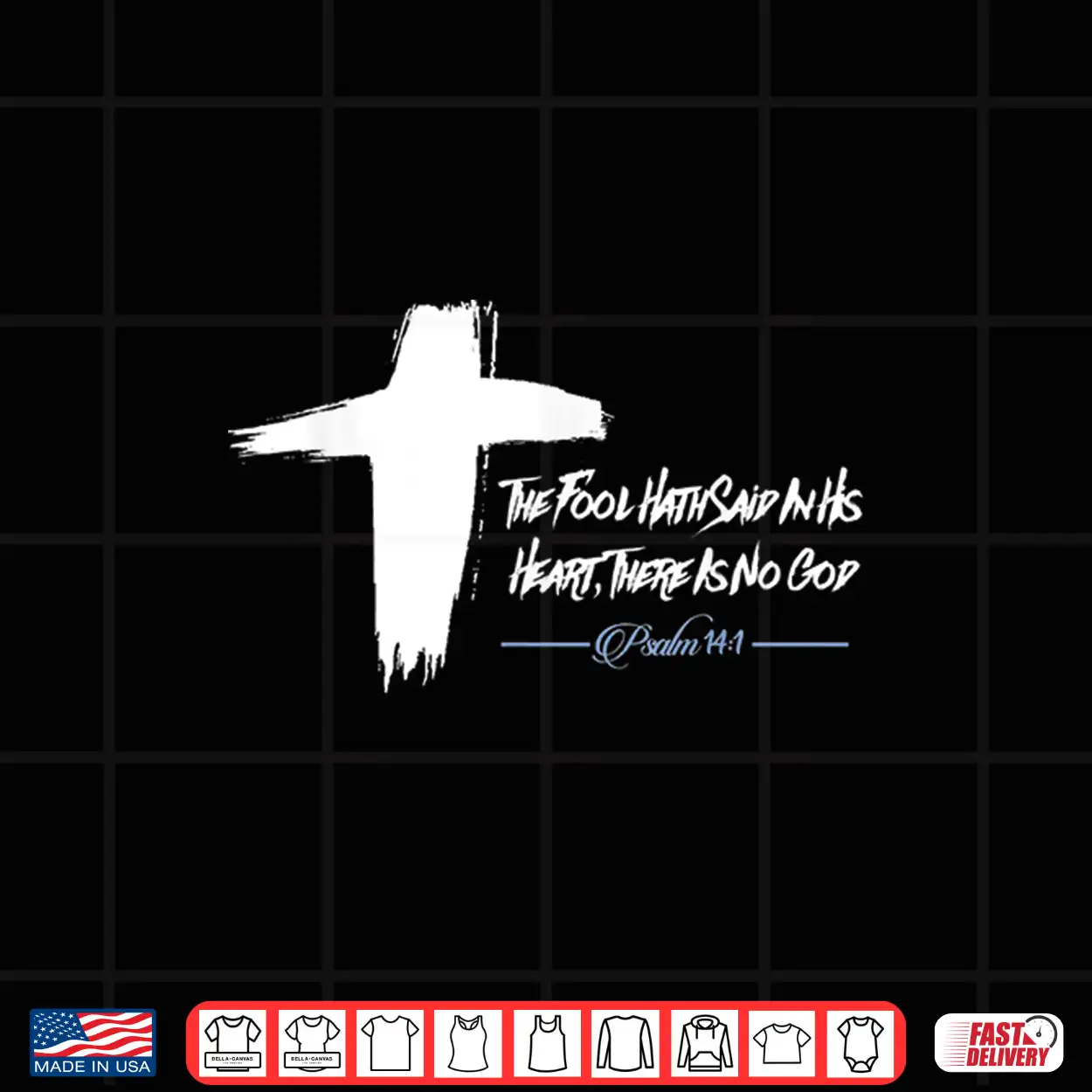 Psalm Fourteen One Easter Cross April Fools Day Christian Faith Shirt Psalm Fourteen One Easter Cross April Fools Day Christian Faith Shirt