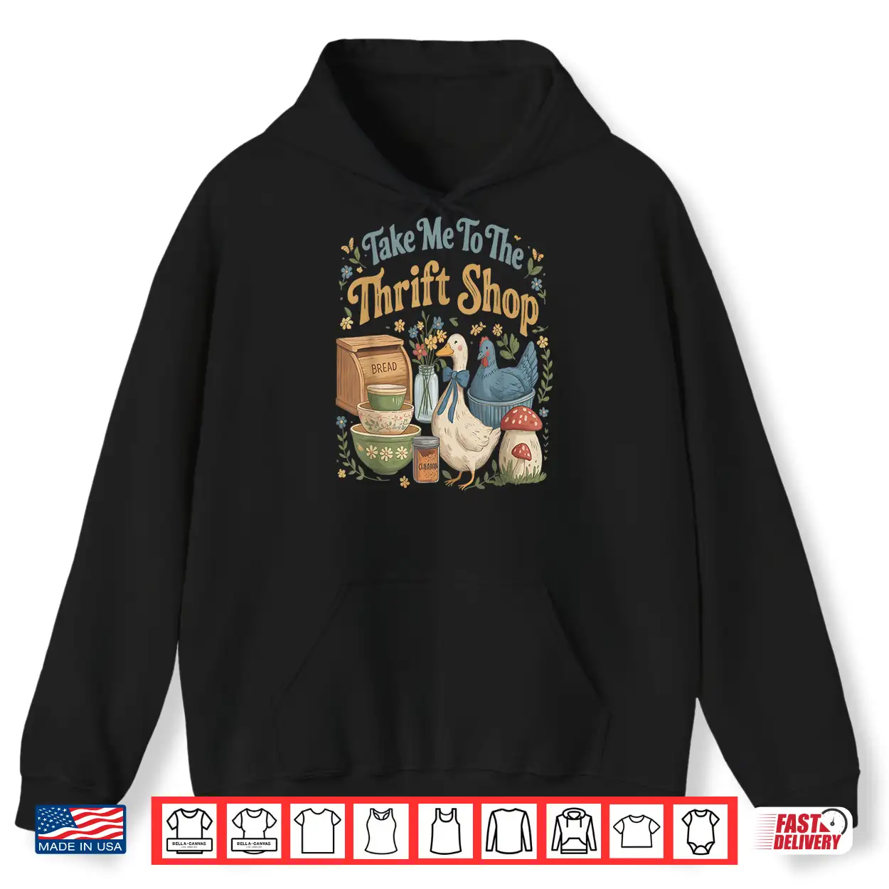 Take Me To The Thrift Shop Vintage Cottagecore Humor Shirt