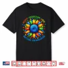 Accept Understand Sunflower Autism Awareness Modern Graphic Apparel Shirt