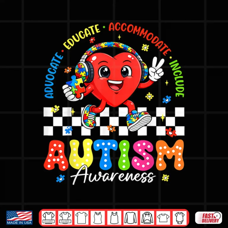 Design Advocate Inclusion Special Education Autism Awareness Modern Shirt