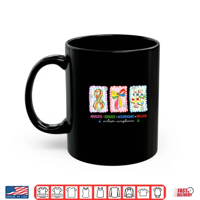 Mug Autism Awareness Acceptance Infinity Symbol Professional Graphic Shirt