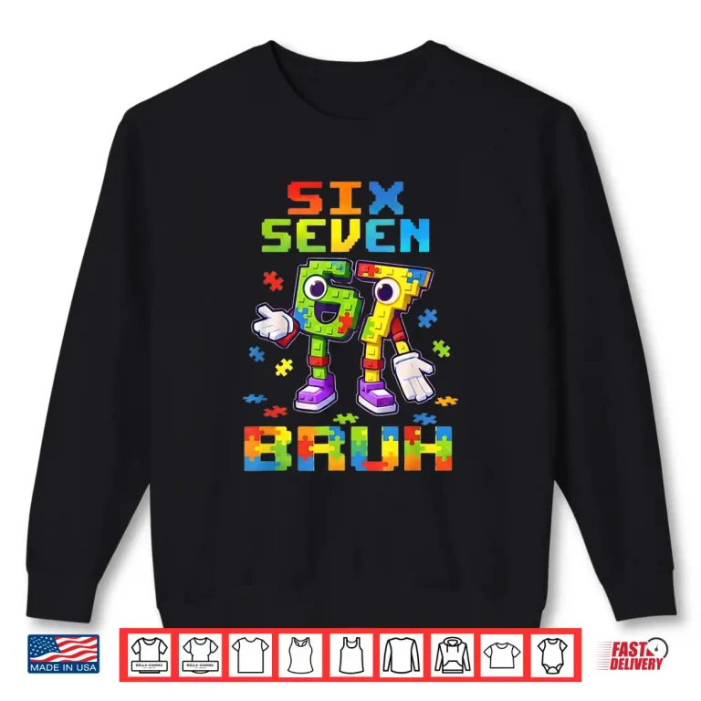 Sweatshirt Autism Sixty Seven Italian Brainrot Kids Gaming Humor Shirt