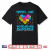 Love Support Heart Puzzle Autism Awareness Professional Shirt