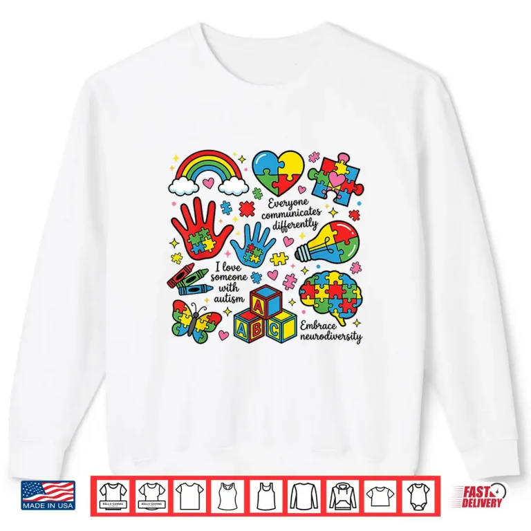 Sweatshirt Neurodiversity Awareness Autism Awareness ASD Professional Shirt