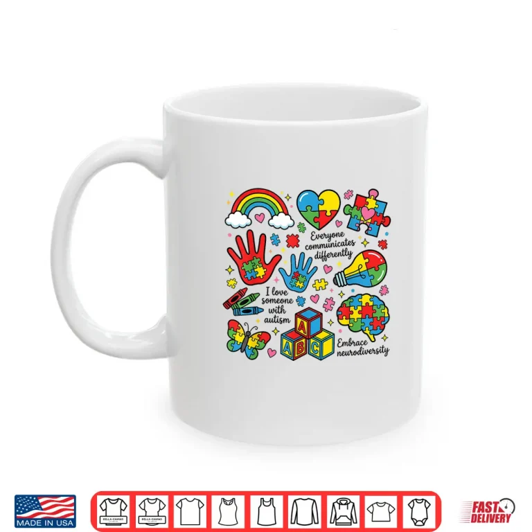 Mug Neurodiversity Awareness Autism Awareness ASD Professional Shirt