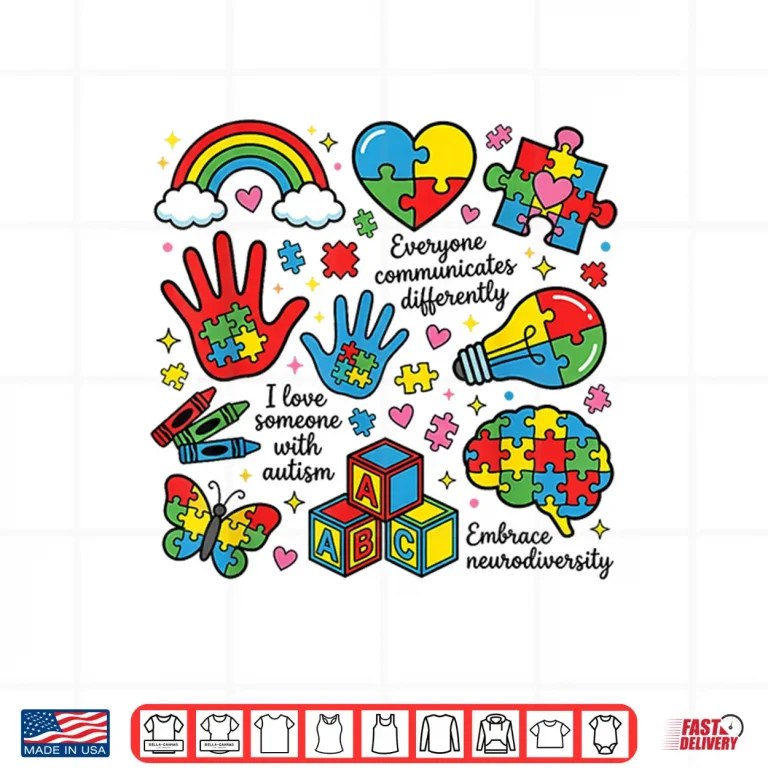 Design Neurodiversity Awareness Autism Awareness ASD Professional Shirt