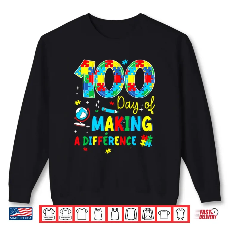 Sweatshirt Professional Minimalist Teacher Autism Awareness Modern Graphic Shirt