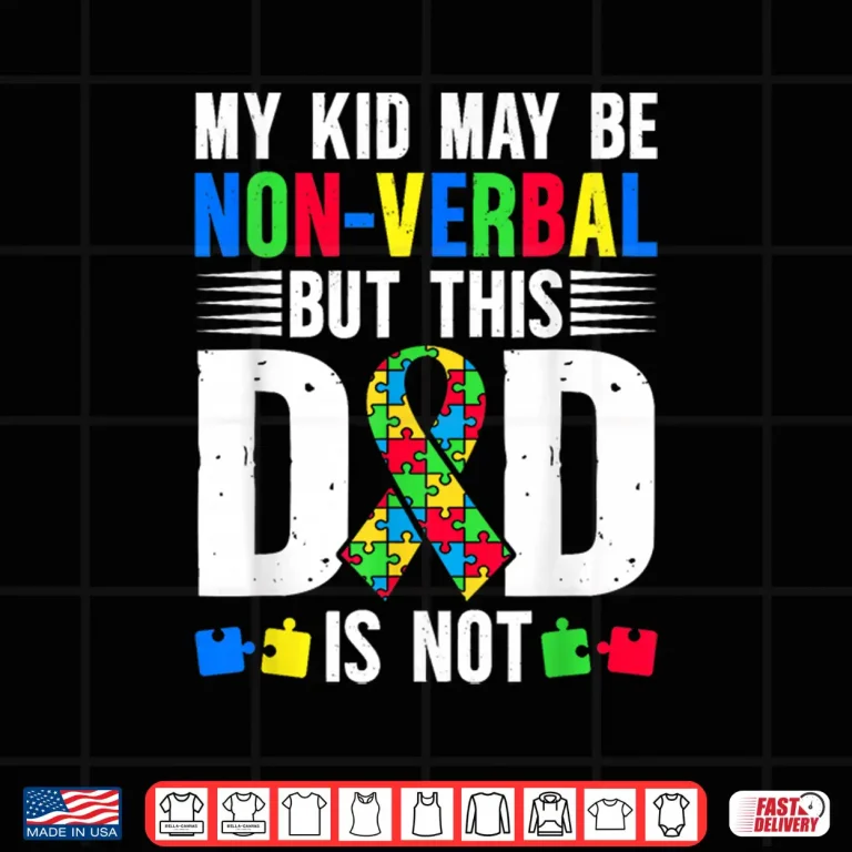 Design Professional Support Proud Autism Dad Autism Awareness Shirt