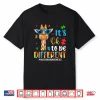 Ok To Be Different Autism Awareness Cute Giraffe Animal Shirt