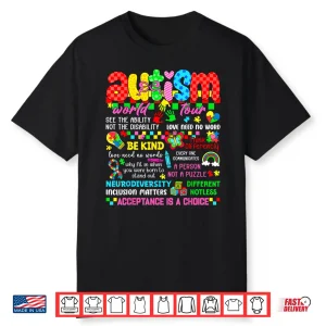 Leopard Puzzle Autism Awareness Autistic Modern Graphic Shirt