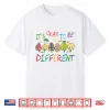 Funny Apple Teacher Its Ok To Be Different Autism Awareness Shirt
