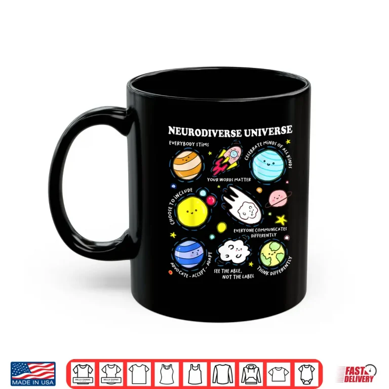 Mug Neurodiverse Universe Kids Autism Awareness Neurodiversity Shirt