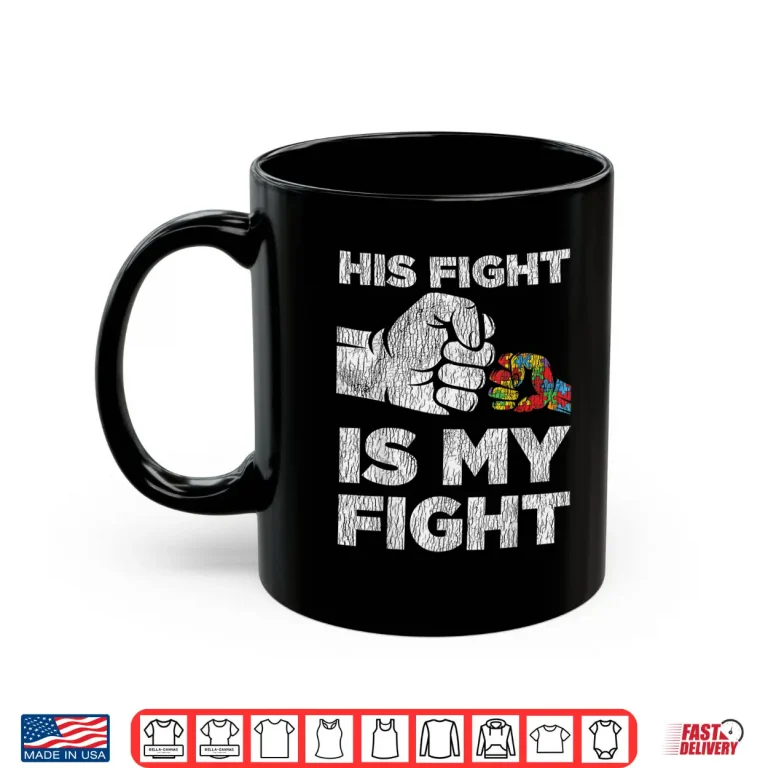 Mug Mom Dad Parents Autism Awareness Autistic Support Shirt