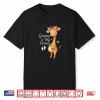 Cute Giraffe Growing A Tiny Human Pregnancy Announcement Shirt