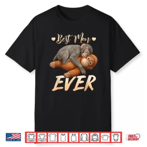 Cute Monkey Punch Best Mom Ever Mother’S Day Present Shirt