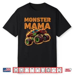 Family Matching Monster Truck Mama Truck Lovers Professional Shirt