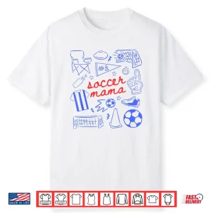 Game Day Soccer Moms Club Soccer Mama Mother’S Day Shirt