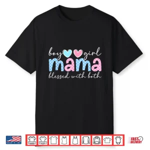 Mother Of Boys And Girls Blessed Mama Of Both Professional Shirt