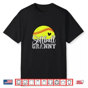 Softball Lovers Softball Granny Gifts For Mothers Day Shirt