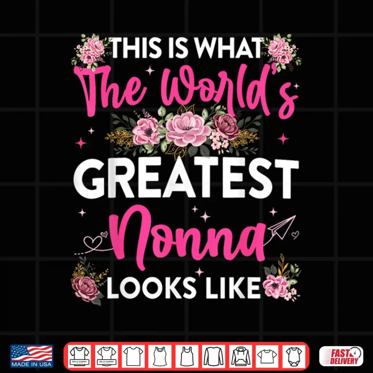Design Worlds Greatest Nonna Mothers Day Professional Graphic Shirt