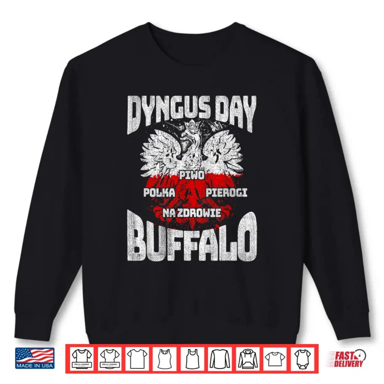 Sweatshirt Buffalo New York Piwo Polka Pierogi Na Zdrowie Modern Shirt