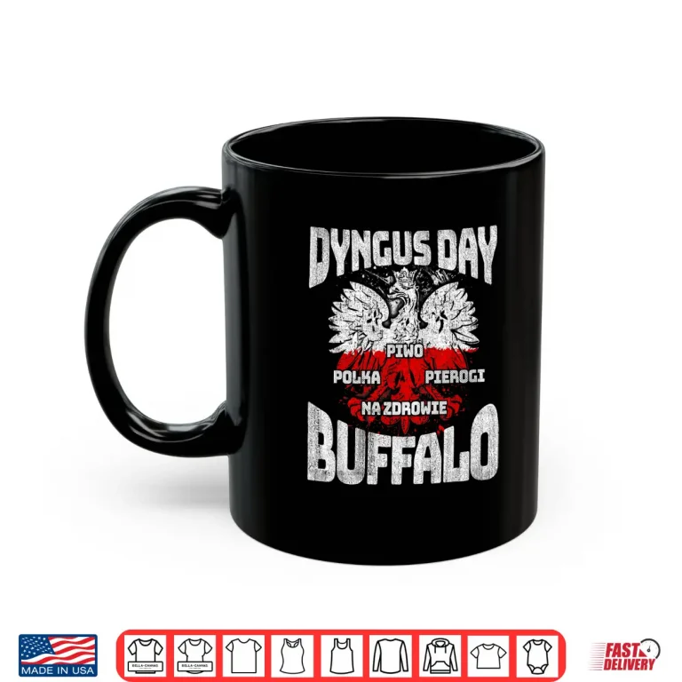 Mug Buffalo New York Piwo Polka Pierogi Na Zdrowie Modern Shirt